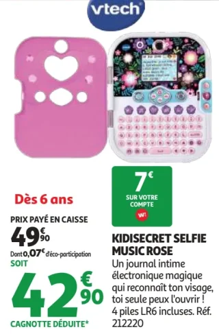 Kidisecret Selfie Music Rose VTech