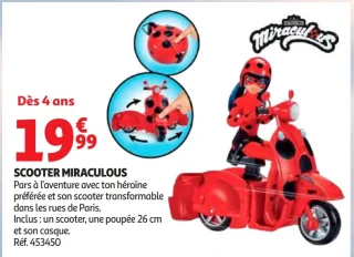 Scooter Miraculous avec poupée