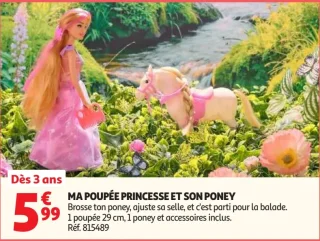Ma poupée princesse et son poney One Two Fun
