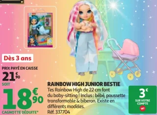 Poupée RAINBOW HIGH JUNIOR BESTIE