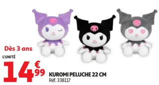 KUROMI PELUCHE 22 CM