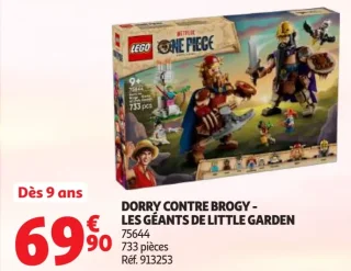 Boîte Lego One Piece Dorry contre Brogy - Les Géants de Little Garden 75644