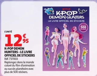 K-POP DEMON HUNTERS - LE LIVRE OFFICIEL DE STICKERS