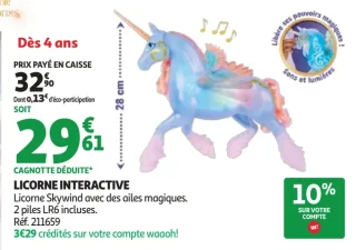 Licorne interactive Skywind L'École des Licornes