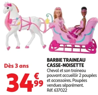 Barbie Traîneau Casse-Noisette