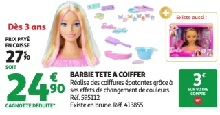 Barbie Tête à coiffer
