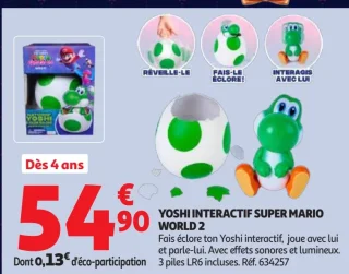 Yoshi interactif Super Mario World 2