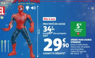SPIDER-MAN CHARGE D'ÉNERGIE