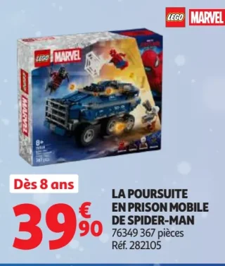 LA POURSUITE EN PRISON MOBILE DE SPIDER-MAN LEGO MARVEL 76349