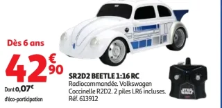 Voiture radiocommandée SR2D2 Beetle 1:16 RC Star Wars