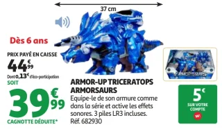 Armor-Up Triceratops Armorsaurs