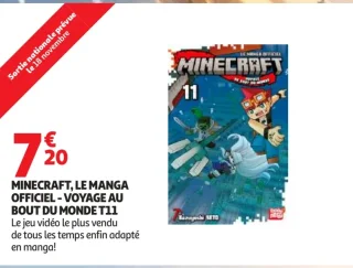 Minecraft, le manga officiel - Voyage au bout du monde T11