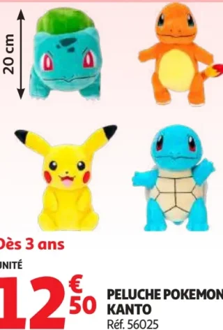 Peluche Pokemon Kanto