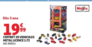 Coffret 20 véhicules métal licence 1:72 Maisto
