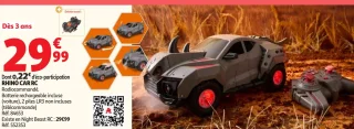 Voiture radiocommandée Rhino Car RC One Two Fun