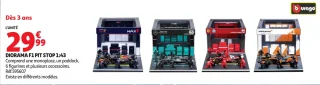 Coffret Bburago Diorama F1 Pit Stop 1:43