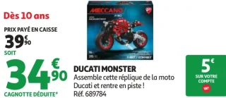 Jeu de construction Ducati Monster Meccano