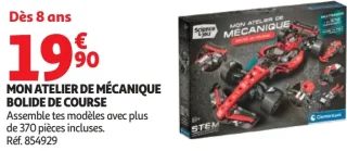 Mon atelier de mécanique bolide de course Clementoni