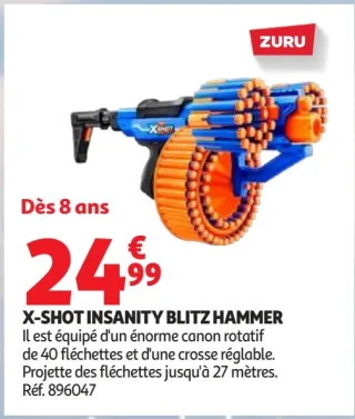 Blaster X-Shot Insanity Blitz Hammer Zuru