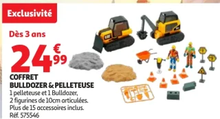 Coffret Bulldozer & Pelleteuse