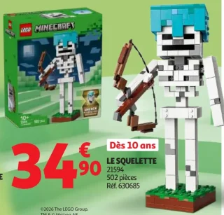 LEGO Minecraft LE SQUELETTE 21594