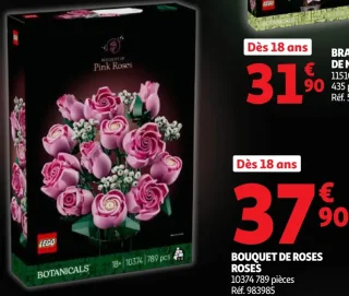 LEGO Botanicals Bouquet de roses roses