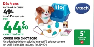 Cookie mon chiot bobo Vtech