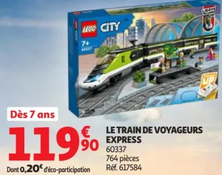 Jeu de construction LEGO City Le Train de Voyageurs Express 60337