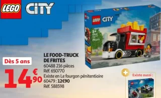 Jeu de construction LEGO City Le Food-Truck de Frites 60488