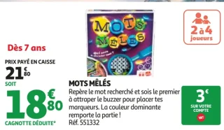 Jeu de société Mots Mêlés