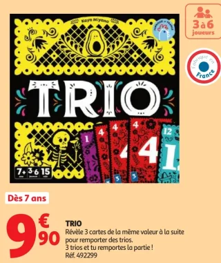 Jeu de société TRIO
