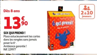 Jeu de cartes Six qui prend !