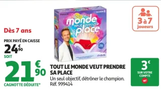 Jeu de société Tout le monde veut prendre sa place