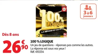 Jeu de société 100% Logique