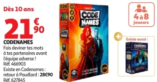 Jeu de société Codenames