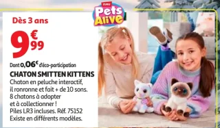 Peluche chaton Smitten Kittens Zuru Pets Alive