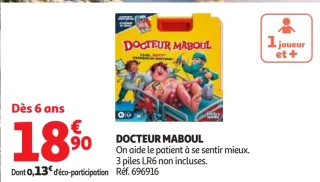 Jeu de société Docteur Maboul