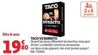 Jeu de cartes Taco vs Burrito