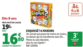 Jeu de société Esquissé ? 6 joueurs