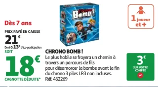Jeu d'action Chrono Bomb !