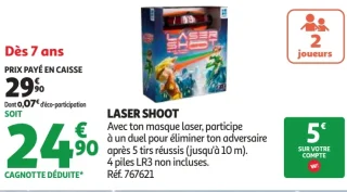 Jeu de tir Laser Shoot
