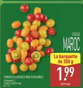 TOMATES CERISES MULTICOLORES