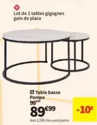 Table basse Pampa
