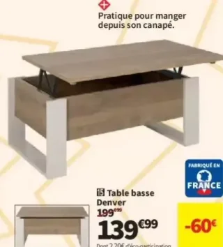 Table basse Denver