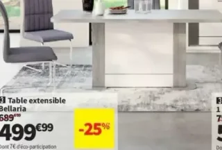 Table extensible Bellaria