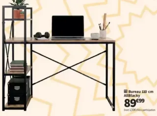 Bureau 110 cm AllBlacky