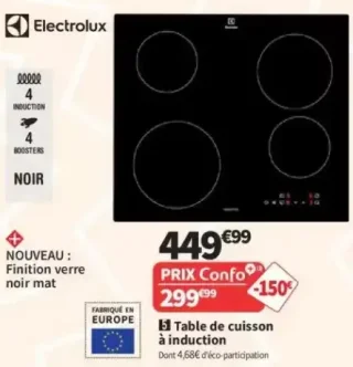 Table de cuisson à induction Electrolux CIB60420CL