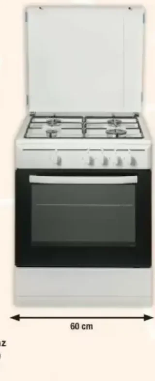 Cuisinière gaz FAR CG606021W