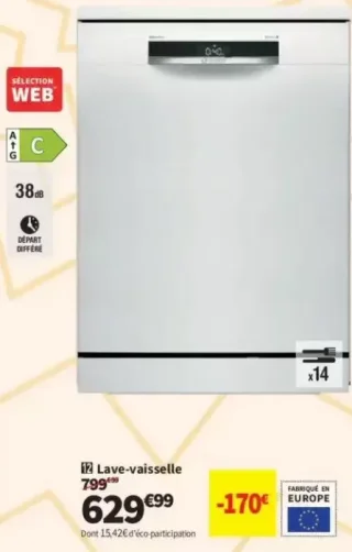 Lave-vaisselle Bosch SMS6ZCW12F