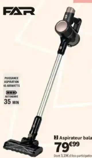 Aspirateur balai FAR VCHS26 G